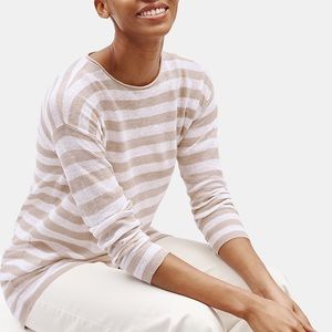 Eileen Fisher Organic Linen Cotton Long Sleeve Top